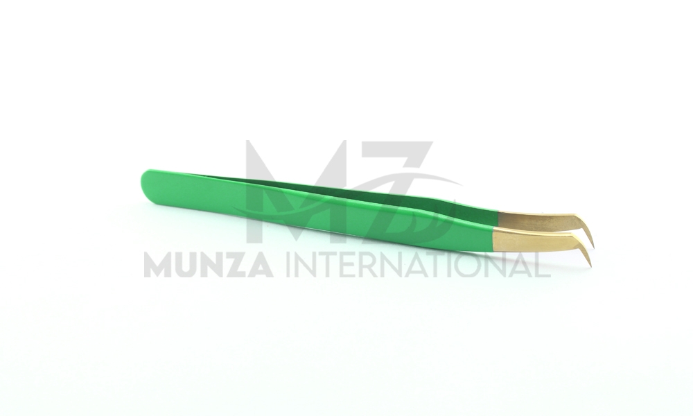 Green Gold Tweezers
